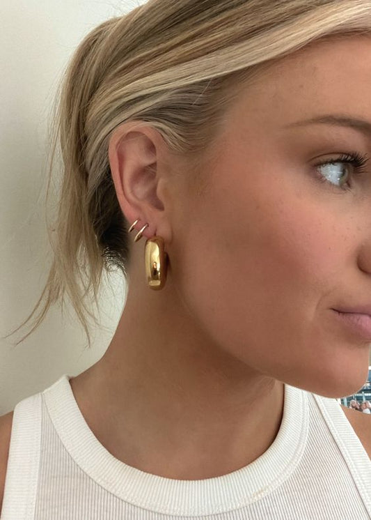 Styling with Confidence: How to Wear Chunky Gold Hoops for Different Face Shapes