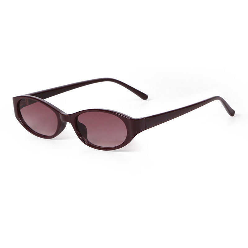 New Oval Cat-Eye Sunglasses for Men & Women – High-End Vintage Retro Sun Glasses