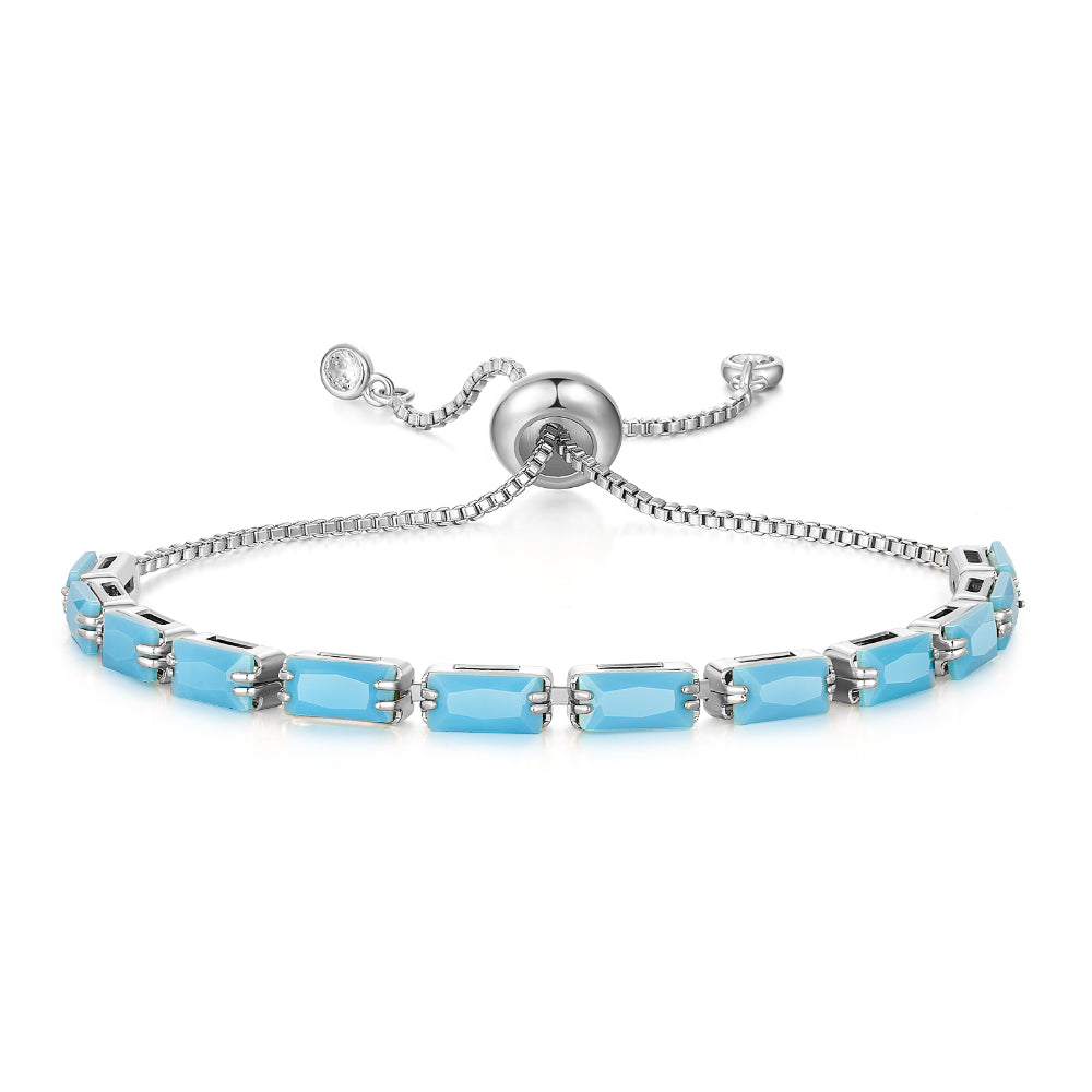 Adjustable Slider Tennis Bracelets for Women