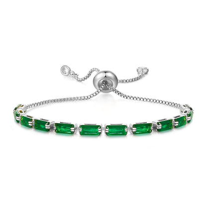 Adjustable Slider Tennis Bracelets for Women