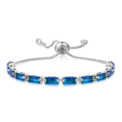 Adjustable Slider Tennis Bracelets for Women