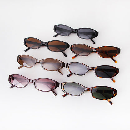 New Oval Cat-Eye Sunglasses for Men & Women – High-End Vintage Retro Sun Glasses